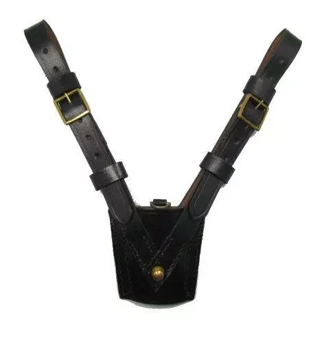 Black leather sword - black,