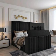 Plush Velvet Upholstered TV