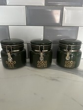 vintage tea coffee sugar