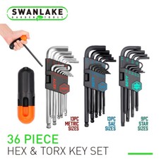 36PC Hex Key Allen Wrench Set