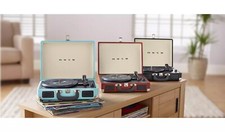 Bush Classic Retro Turntable Vinyl Record Player 3 Speeds Vintage (NEW)