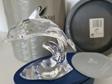 SWAROVSKI CRYSTAL 'DOLPHIN ON A WAVE' 