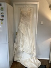 St Patrick’s Wedding Dress Size 14 Ivory Lace