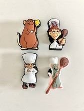 Ratatouille Remy Emile Linguini Shoe Charm Jibbitz For Crocs Bundle