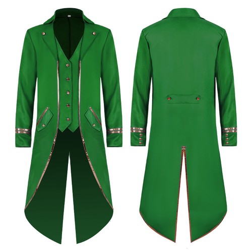 Mens retro gothic jacket frock - gothic,