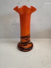 1930s Art Deco Czech Orange &