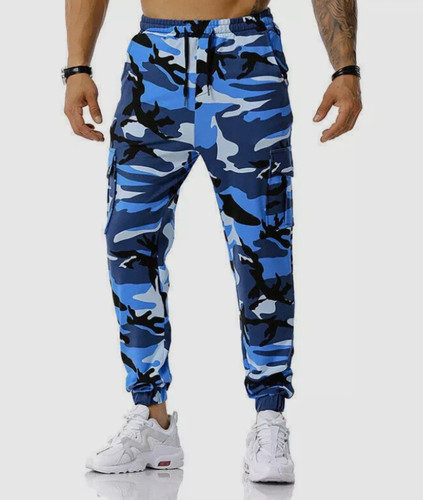 Mens cargo joggers elasticated - mens,