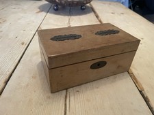 Vintage Wooden Two Slot Money Box Bank Collection Church Hardware