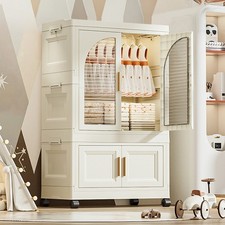 Folding plastic wardrobe - folding,