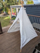 Tiny Land Kids Teepee Tent with Mat & Light String& Carry Case- Kids Foldable