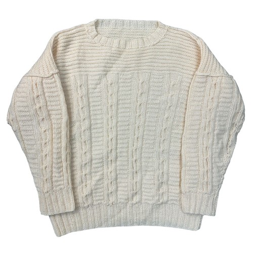 Vintage aran hand knit - hand,