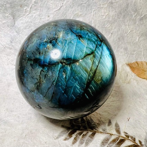 Labradorite sphere - labradorite,