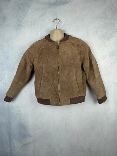 Vintage brown suede leather - vintage,
