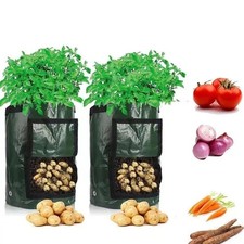 4 X Plant Grow Bags 10 Gallon