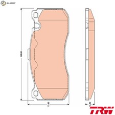 BRAKE PAD SET DISC BRAKE