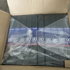 Box of 10 x Sony Betacam SP BCT-90MLA 90Min Large VTR Video Cassette (New)
