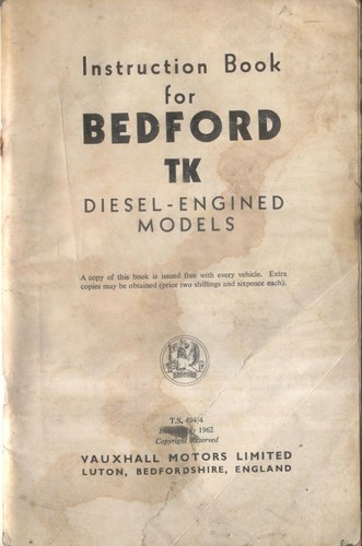 Bedford diesel engined - tk,