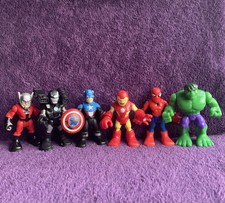 Marvel Playskool Super Hero Adventures X6 Action Figures