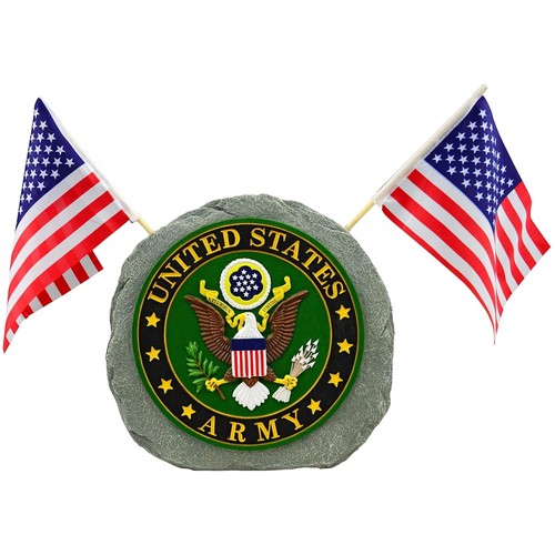 Army garden stone with - garden,