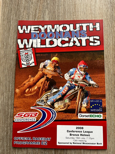 Weymouth wildcats speedway - wildcats,