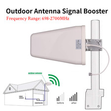 Mobile Signal Amplifier 3G/4G 698-2700MHz Outdoor Antenna Signal Booster 11DB UK
