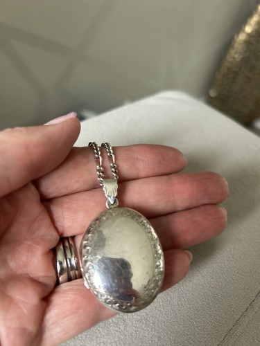 Vintage large sterling silver - large,