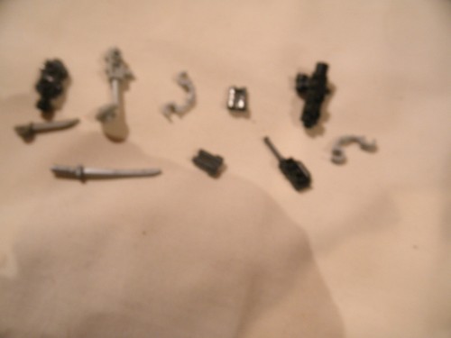 Lego weapons and accessories - and,