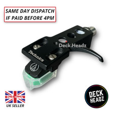 Technics Headshell With Genuine Audio Technica AT-VM95E Cartridge & Stylus OEM