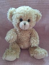 Cuddles Time.Adorable sitting Beige Teddy Bear.Soft Plush Toy.35cm.Clean.