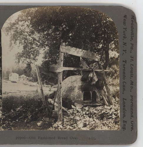 Old fashioned bread oven - bread,