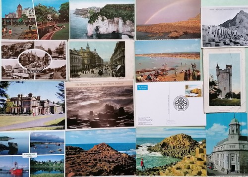 Topographical postcards - postcards,