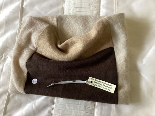 100 cashmere redbone snood - cashmere,