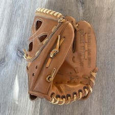 Vintage Super Champion Baseball Glove #37003 Left Handed chrome split leather
