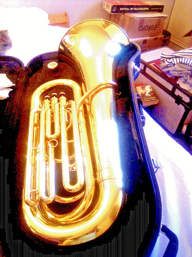 Wonderful flat brass - wonderful, tuba