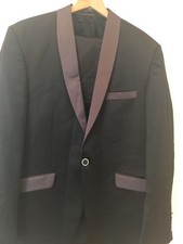 French Eye Men's Black Suit UK