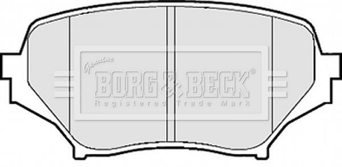 Borg beck brake pad front - borg,