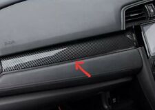 Carbon fibre look dashboard trims 3 pieces for Honda Civic Type R FK8 MK10.UK