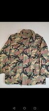 Ringspun Green Camouflage Jacket Size L  Good Condition