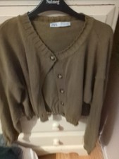 Women's Green Cardigan Large