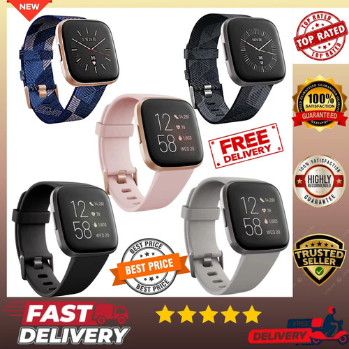 Fitbit versa black fitness - 2,