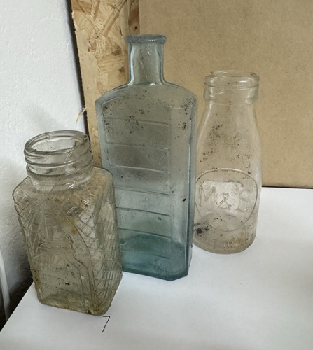 Lot vintage glass - 3,