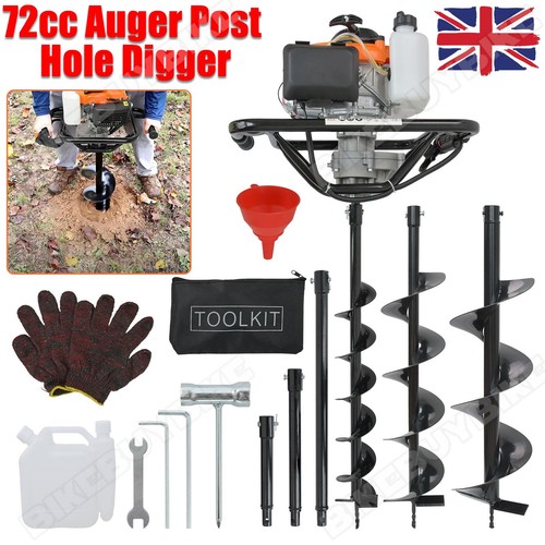 72cc petrol post hole borer - petrol,