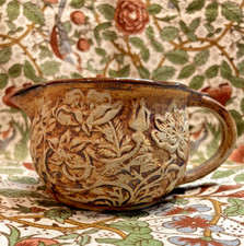 Quantock design 1980's floral milk jug