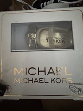 Michael Kors Gold Baby Booties