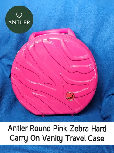 Antler round pink - zebra, hard