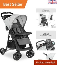 Stylish Grey Umbrella Stroller