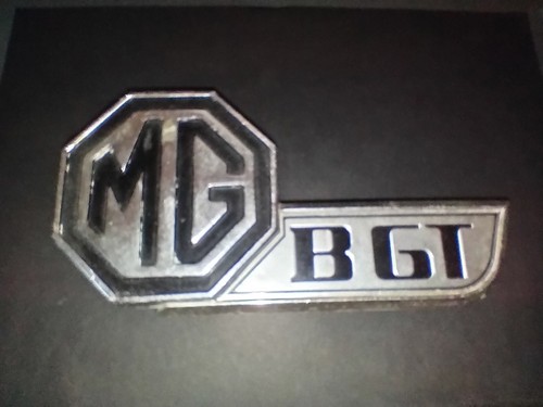 Mgb tailgate badge - gt,