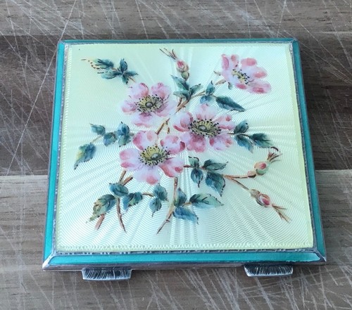 Guilloche enamel sterling - guilloche,