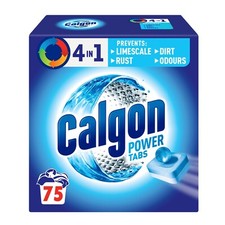Calgon Water Softener Powerball 4-in-1 Washing Machine Limescale 75 Tablets
