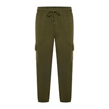 Mens Cargo Jogging Bottoms Combat Fleece Trousers Tracksuit Sweat Joggers Pants
